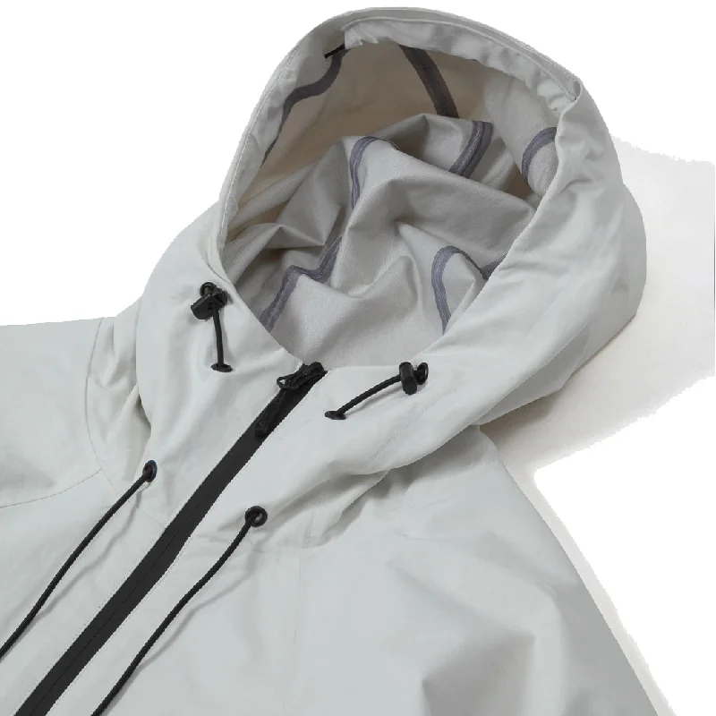 Purple Mountain Observatory 3 Layer Shell Jacket White