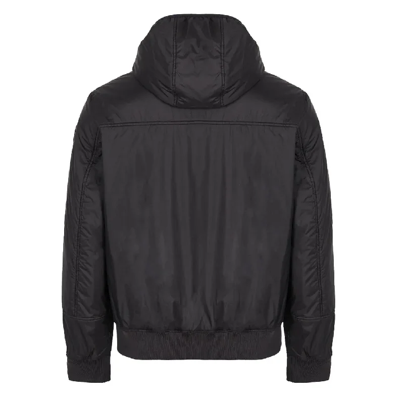 ST95 Helio Hooded Padded Blouson Black