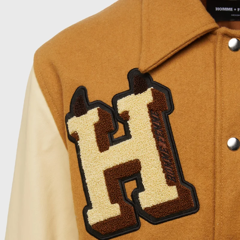 World Champs Letterman Jacket Brown