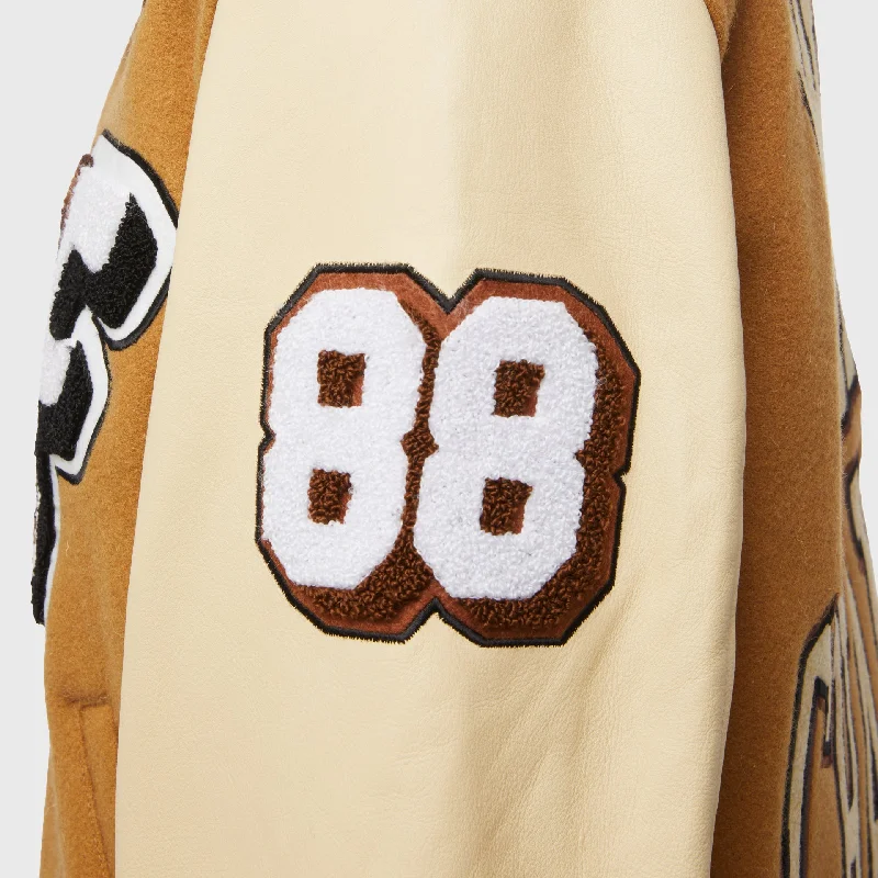 World Champs Letterman Jacket Brown