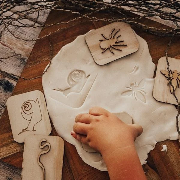 Wooden play skateboards for extreme sports play​ 5 Little Bears Bug Stamps