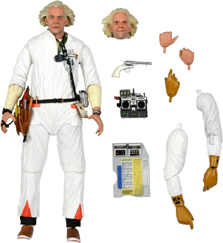 Power Rangers Dino Fury Action Figures​ NECA/Back To The Future - Ultimate 'Doc' Brown III 7" Neca Figure [Toy]