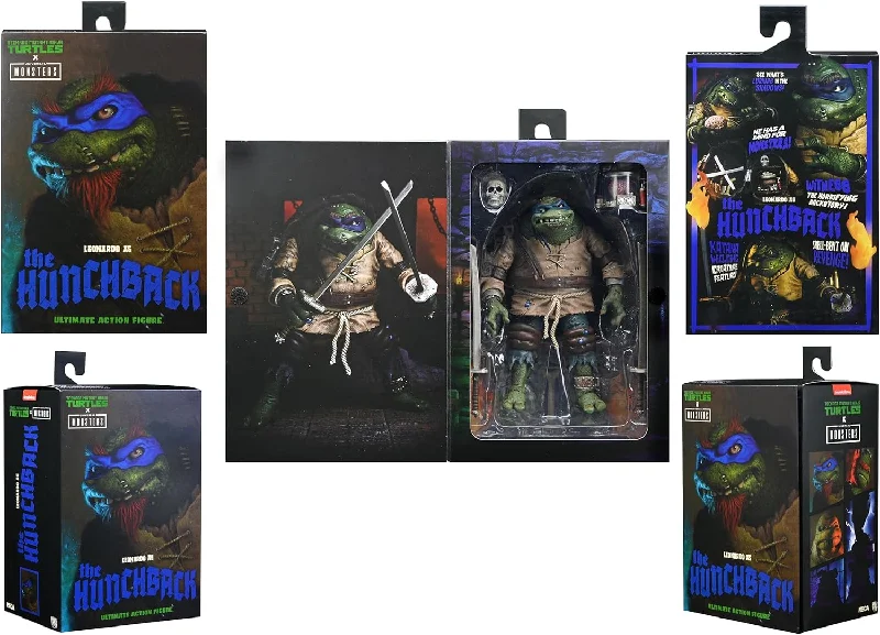 One Piece Straw Hat Pirates Action Figures​ NECA/TMNT Universal Monsters: Leonardo as The Hunchback [Toy]
