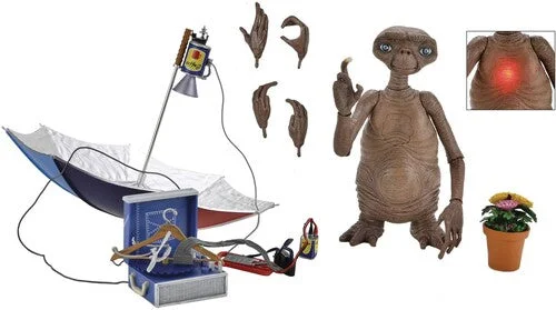 Shopkins Shoppies Action Figures​ NECA/E.T. Deluxe Ultimate with Light-Up LED Chest (Neca 7") [Toy]