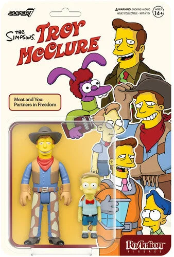 Sonic the Hedgehog Action Figures with Speed - Inspired Designs​ The Simpsons: Troy McClure (Meat & You) ReAction Figure [Toy]
