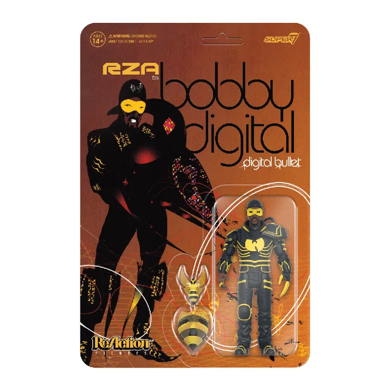 Tomb Raider Lara Croft Action Figures​ RZA as Bobby Digital ReAction Figure [Toy]