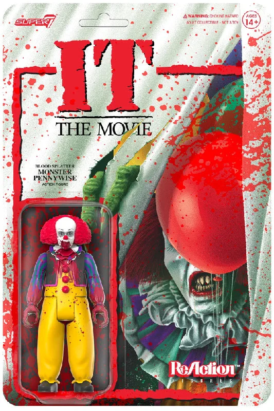 Littlest Pet Shop Pet Action Figures​ It - The Movie: Blood Splatter Pennywise ReAction Figure [Toy]
