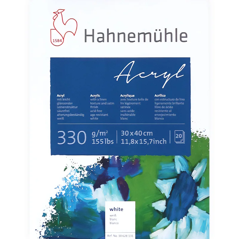 Ceramic painting kits for decorating pottery pieces Hahnemühle Acryl 330 Artist Paper Block - 330gsm - 30x40cm - 20 Sheets Ceramic painting kits for decorating pottery pieces Hahnemühle Acryl 330 Artist Paper Block - 330gsm - 30x40cm - 20 Sheets