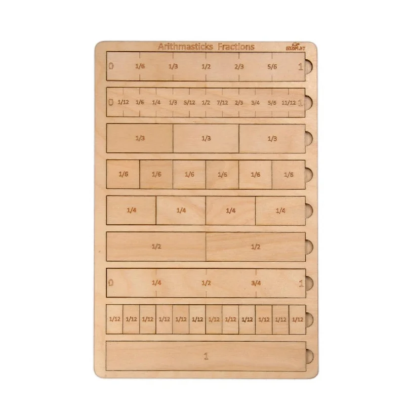 Wooden memory games for enhancing memory​ Arithmasticks Fractions