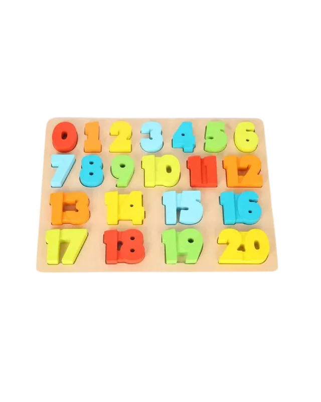 Wooden play post offices for postal role - play​ Bello Chunky Numbers Puzzle