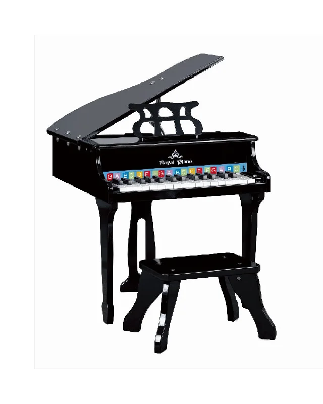 Wooden alphabet toys for early literacy​ Bello Grand Piano Black