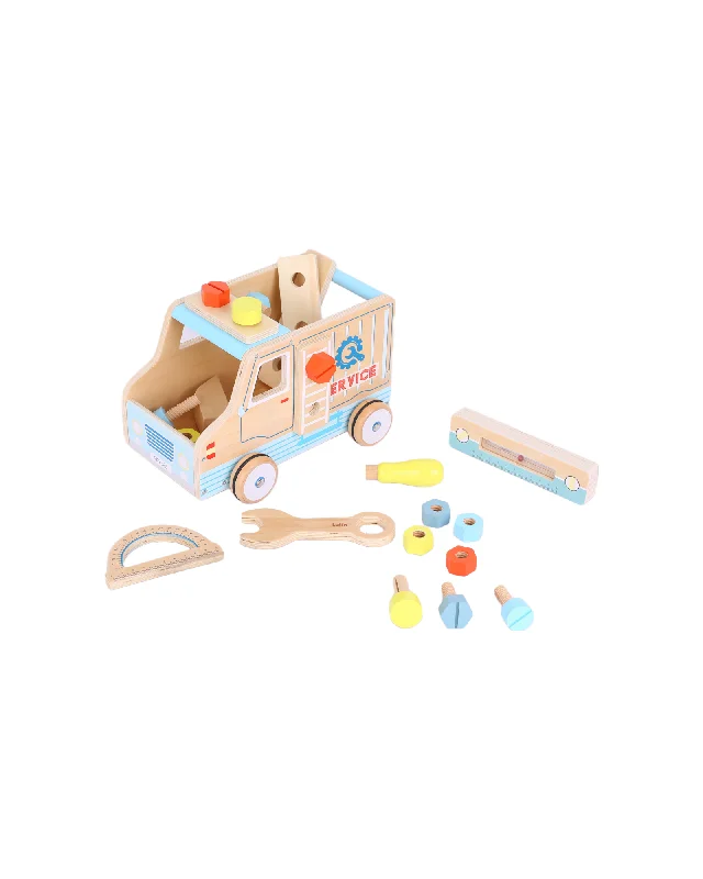 Wooden pirate ships for imaginative adventures​ Bello Handy Helper Tool Truck
