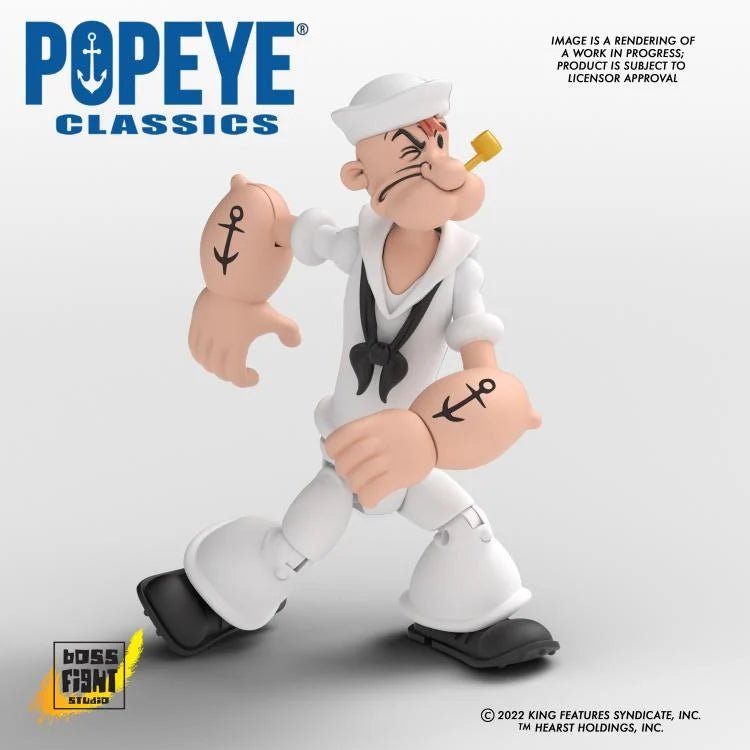 SpongeBob SquarePants Character Action Figures Boss Fight Studios Popeye Classics Popeye (White Sailor Suit) SpongeBob SquarePants Character Action Figures Boss Fight Studios Popeye Classics Popeye (White Sailor Suit)