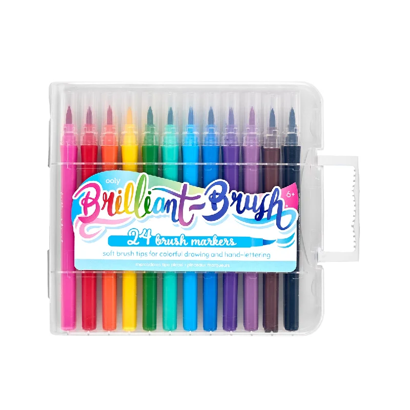 Art supplies for creating art - based photo albums Brilliant Brush Markers - Set of 24 Art supplies for creating art - based photo albums Brilliant Brush Markers - Set of 24