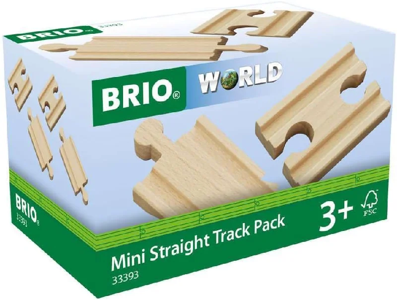 Wooden forts for imaginative play​ Brio Mini Straight Tracks