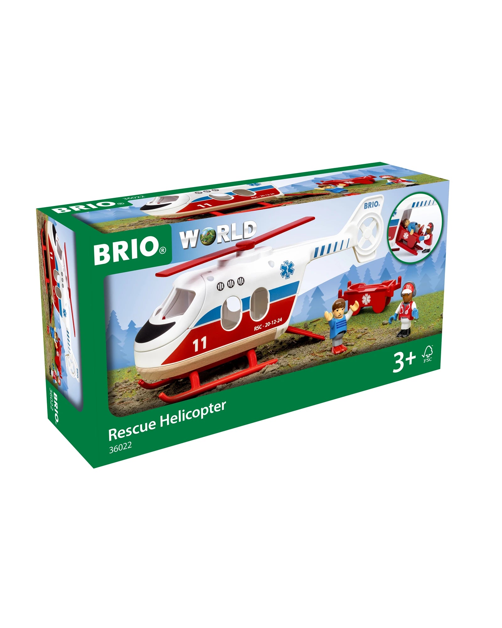 Wooden mobile toys for hanging over cribs​ Brio Rescue Helicopter 4 Pieces
