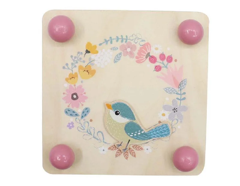 Wooden play museums for cultural exploration​ Calm & Breezy - Flower Press Kit Bird