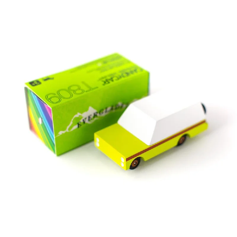 Wooden play fire stations for fire - fighting pretend​ Candylab candycar mule everglades green