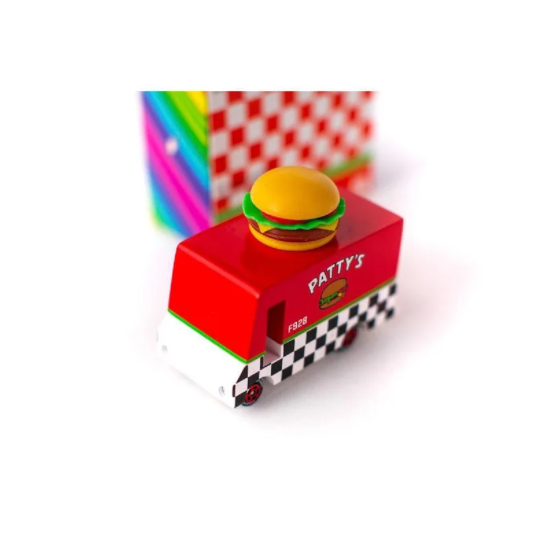 Wooden climbing toys for physical activity​ Candylab candycar Patty’s hamburger van