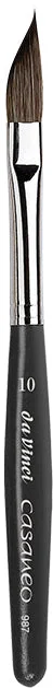 Pressed - flower art supplies for preserving and using flowers da Vinci CASANEO Series 987 Angled Travel Brush Pressed - flower art supplies for preserving and using flowers da Vinci CASANEO Series 987 Angled Travel Brush