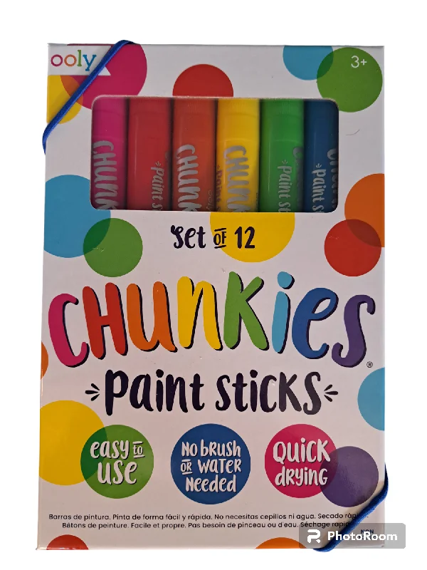 Origami paper in various colors and patterns for folding art Chunkies Paint Sticks - 12pk Origami paper in various colors and patterns for folding art Chunkies Paint Sticks - 12pk
