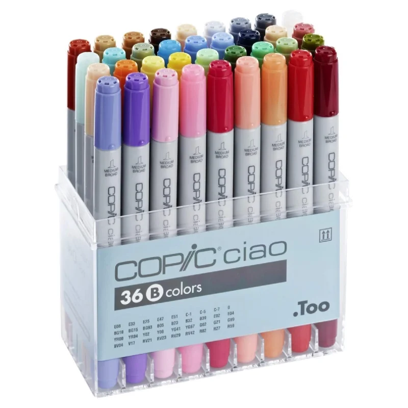 Art supplies for making wedding decorations COPIC Ciao Marker Set of 36 Colours Set B Art supplies for making wedding decorations COPIC Ciao Marker Set of 36 Colours Set B