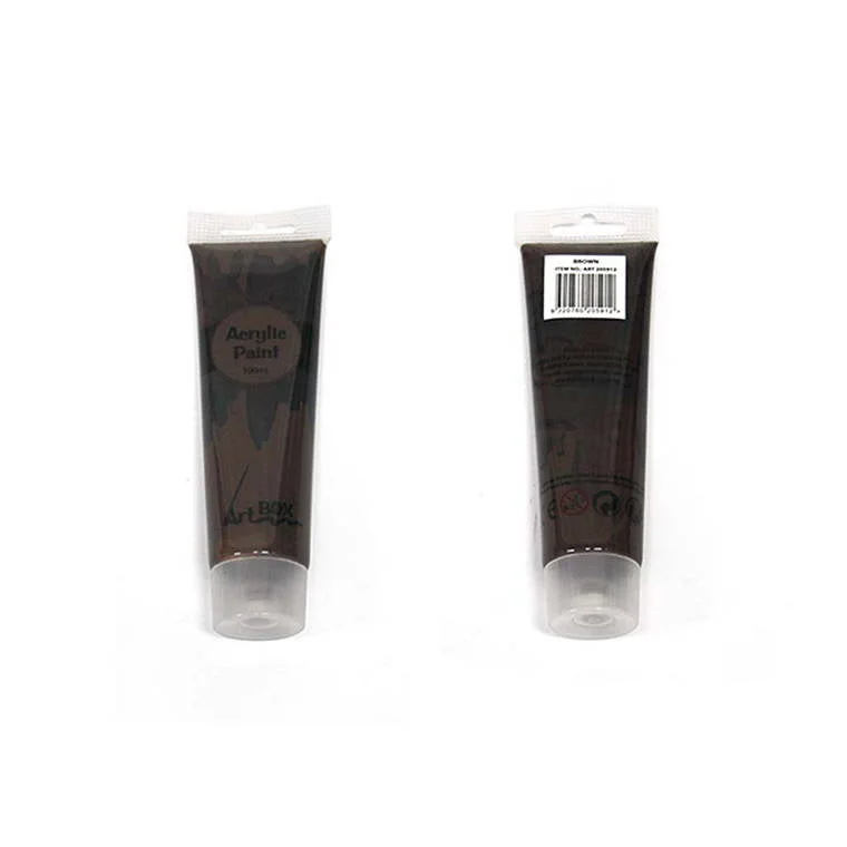Handicraft supplies for making decorative bookends​ Acrylic Paint Tube, Brown