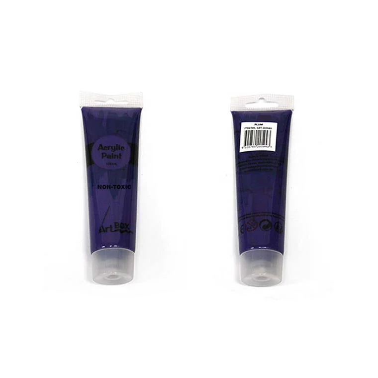 Art supplies for making wedding decorations​ Acrylic Paint Tube, Plum