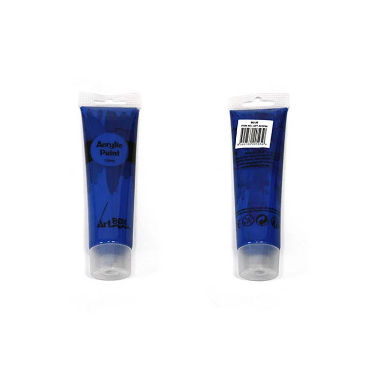 Art therapy supplies for mental health support​ Acrylic Paint Tube, Blue