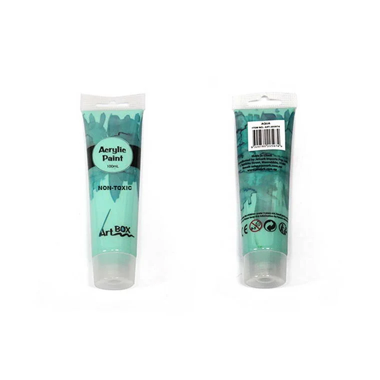 Painting and handicraft supplies for summer camps​ Acrylic Paint Tube, Aqua