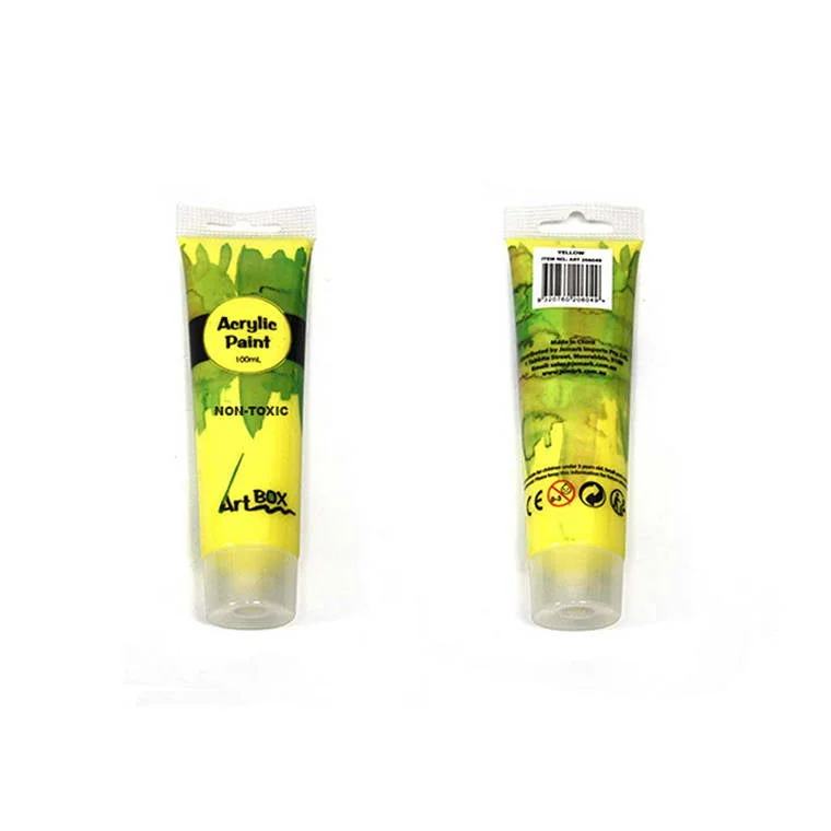Budget - friendly art supplies for students on a tight budget Acrylic Paint Tube, Yellow Budget - friendly art supplies for students on a tight budget Acrylic Paint Tube, Yellow