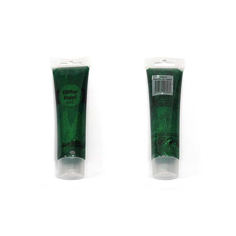 Landscape painting art supplies for outdoor painting​ Glitter Paint Tube, Green