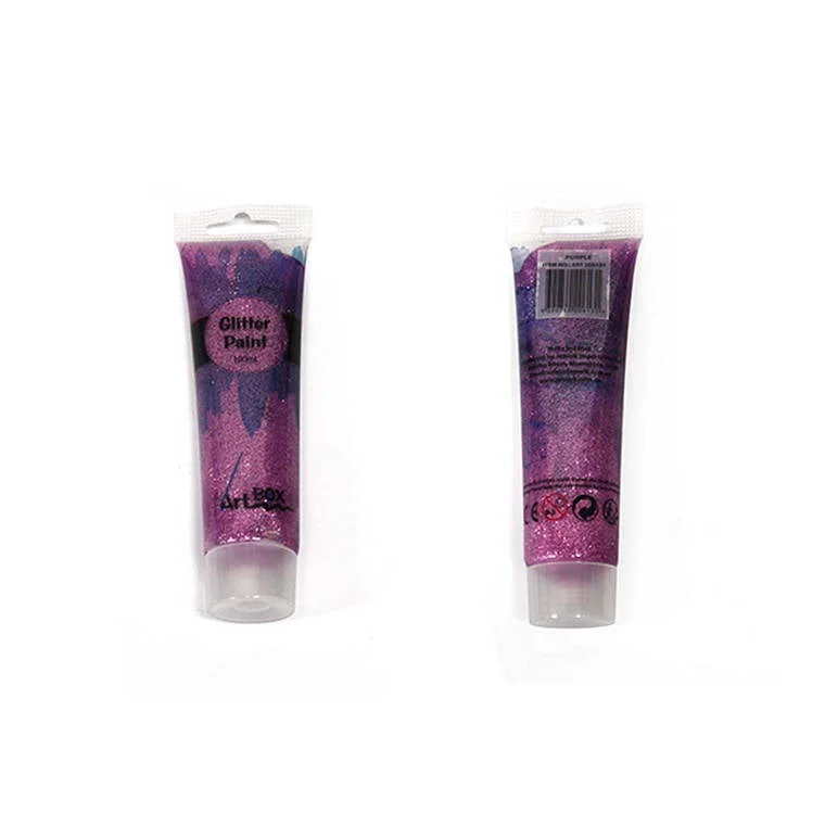 Painting easels for kids that are safe and easy to use​ Glitter Paint Tube, Purple