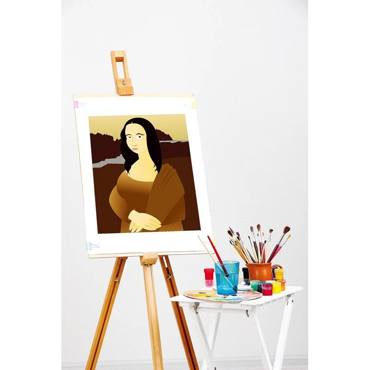 Printmaking supplies for creating handmade prints at home​ Wooden Sketch Easel