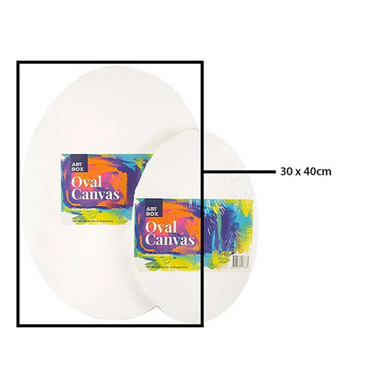 Masking tapes for precise edges in painting projects​ Oval Canvas, 30X40cm