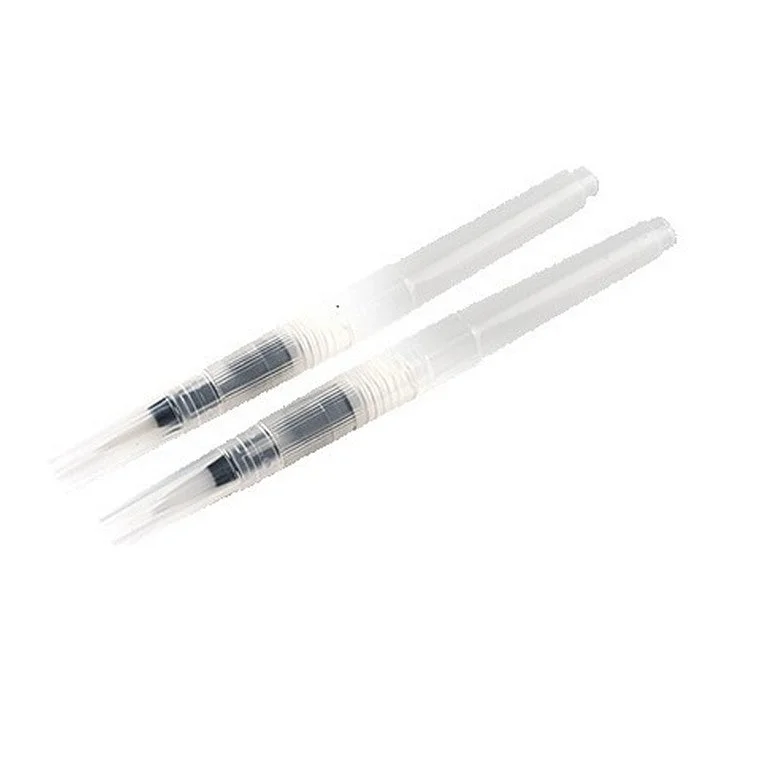 Handicraft supplies for making unique keychains​ Brush Pen, 2pk, 14mm Clear