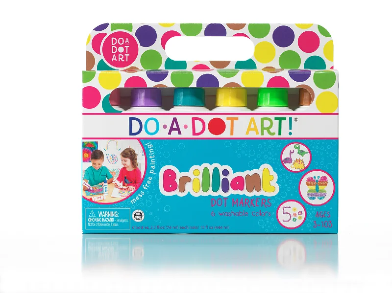 Stamp - making art supplies for creating custom stamps Do-A-Dot Markers 6pk - Brilliant Stamp - making art supplies for creating custom stamps Do-A-Dot Markers 6pk - Brilliant