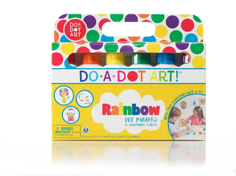 Candle - making art supplies for custom - scented candles​ Do-A-Dot Markers 6pk - Rainbow