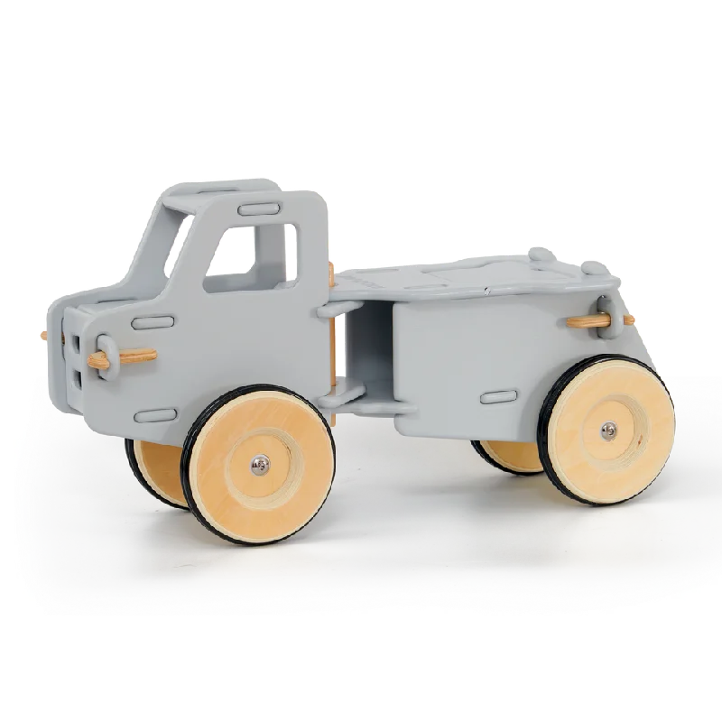 Wooden battery - operated toys for added functionality​ Dump Truck VARIOUS COLOURS