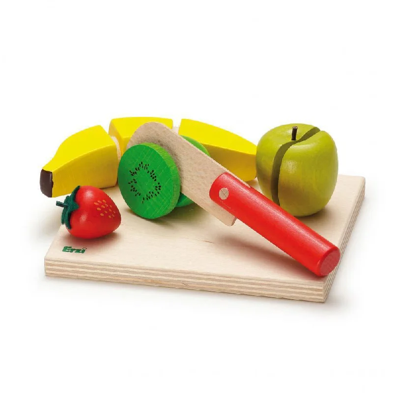 Wooden xylophones for making music​ Erzi fruit salad cutting set