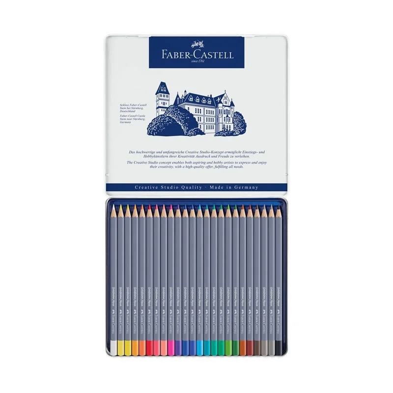 Handicraft supplies for making eco - friendly products​ Faber-Castell Watercolor Pencil Set (set of 24)