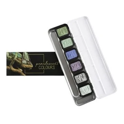 Pastel chalks for creating soft, blended artworks Finetec Pearlescent Watercolors Set of 6 (F0602) Pastel chalks for creating soft, blended artworks Finetec Pearlescent Watercolors Set of 6 (F0602)