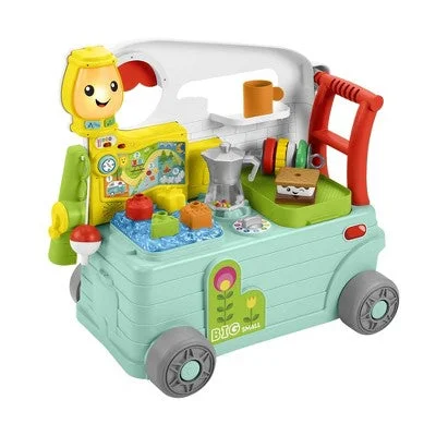 Peppa Pig Family Action Figures​ Fisher-Price Laugh & Learn 3-In-1 On-The-Go Camper