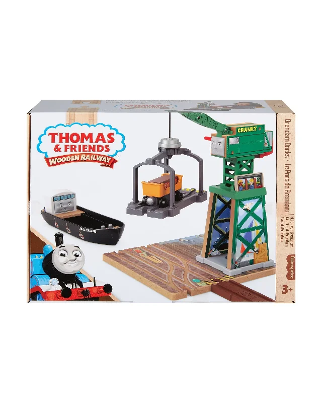 Wooden play spaceships for space exploration play​ Fisher Price Thomas and Friends Wooden Railway Brendam Docks