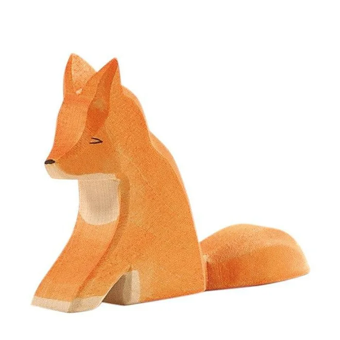 Wooden building blocks for creative construction​ Ostheimer Fox, Sitting