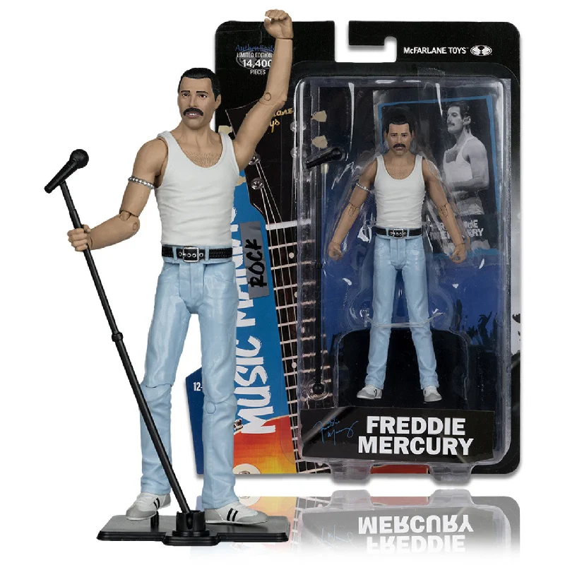Barbie Fashionista Action Figures with Trendy Outfits Freddie Mercury (Music Maniacs: Rock) 6" Scale Action Figure - McFarlane Toys Barbie Fashionista Action Figures with Trendy Outfits Freddie Mercury (Music Maniacs: Rock) 6" Scale Action Figure - McFarlane Toys