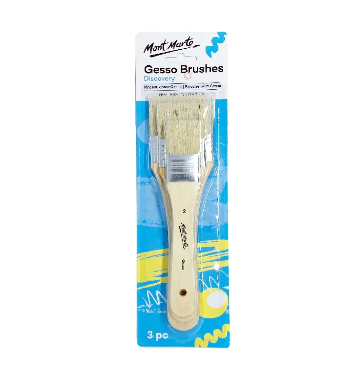 Art supplies for creating art - inspired wind chimes​ Gesso Brushes - Sizes 2, 4, 6