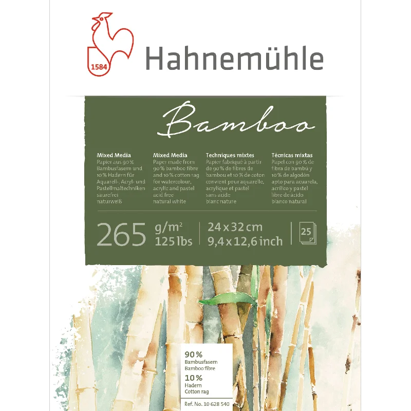 Art supplies for making educational toys for kids​ Hahnemühle Bamboo Mixed Media Paper Pads - 265gsm (125lbs)