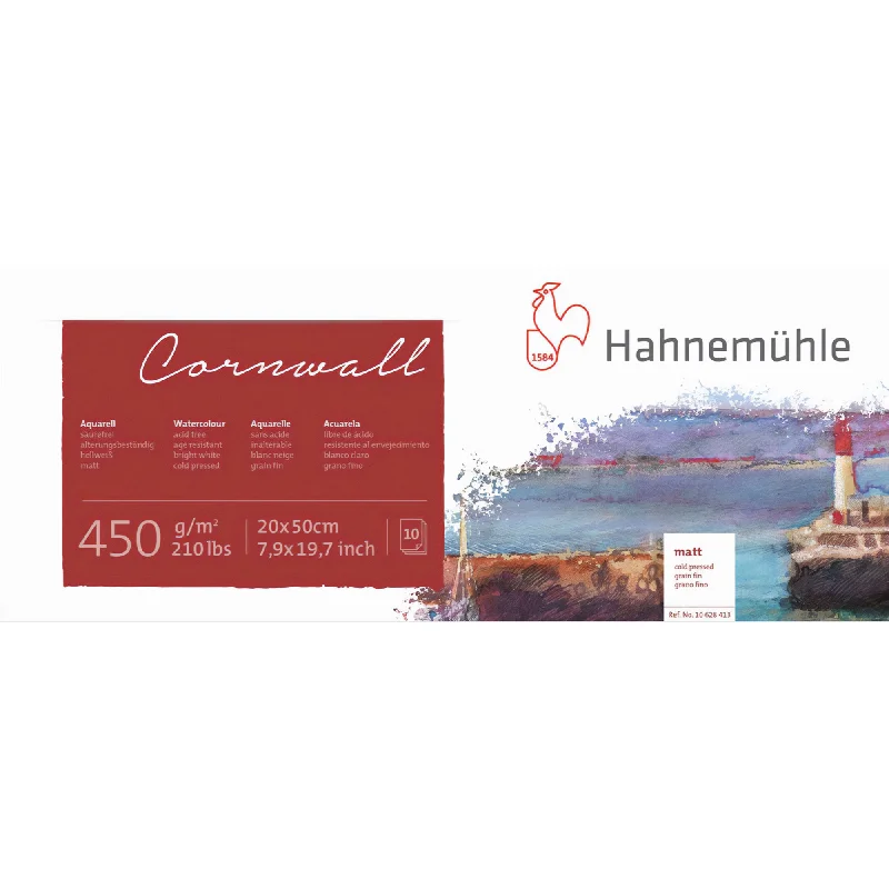 Paint sprayers for smooth and even application in painting Hahnemühle Cornwall Panorama Block - 450gsm - Cold Pressed - 10 sheets - 20x50cm Paint sprayers for smooth and even application in painting Hahnemühle Cornwall Panorama Block - 450gsm - Cold Pressed - 10 sheets - 20x50cm