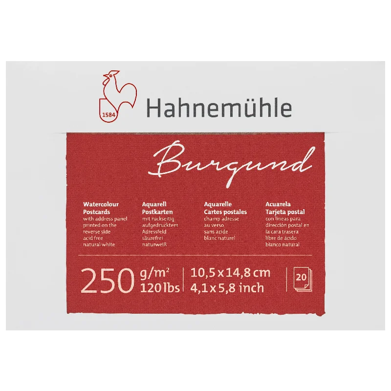 Gouache paint sets for opaque and vibrant paintings Hahnemühle Watercolour Postcard Pad - 250gsm (120lbs) - 20 Sheets Gouache paint sets for opaque and vibrant paintings Hahnemühle Watercolour Postcard Pad - 250gsm (120lbs) - 20 Sheets
